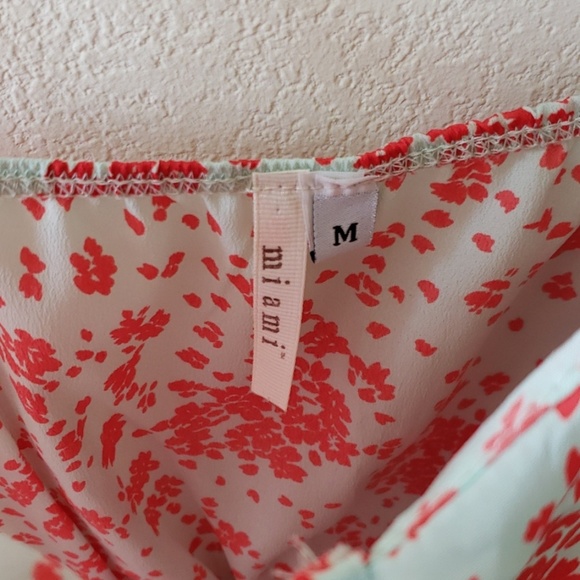 Blue and coral dress size M - Picture 5 of 5